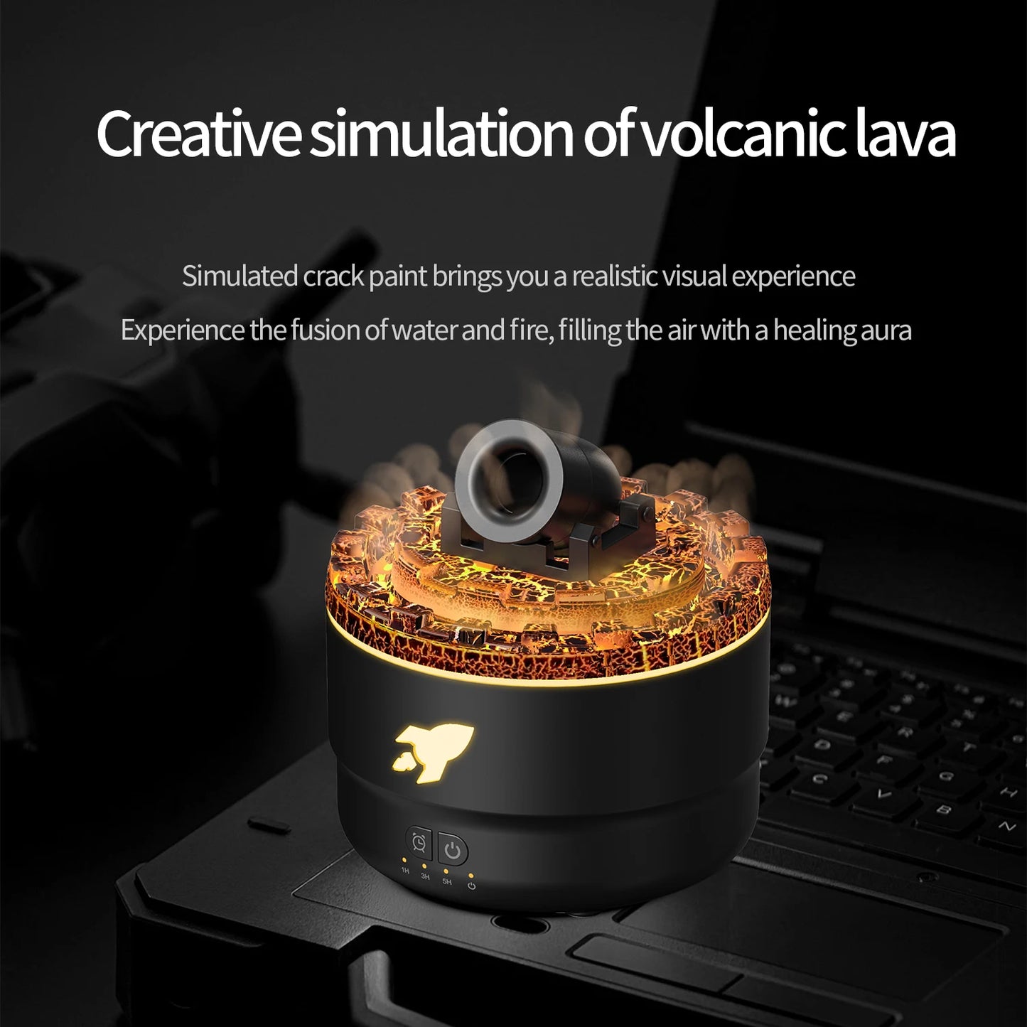 VolcanoMist: Crack Light Aroma Diffuser