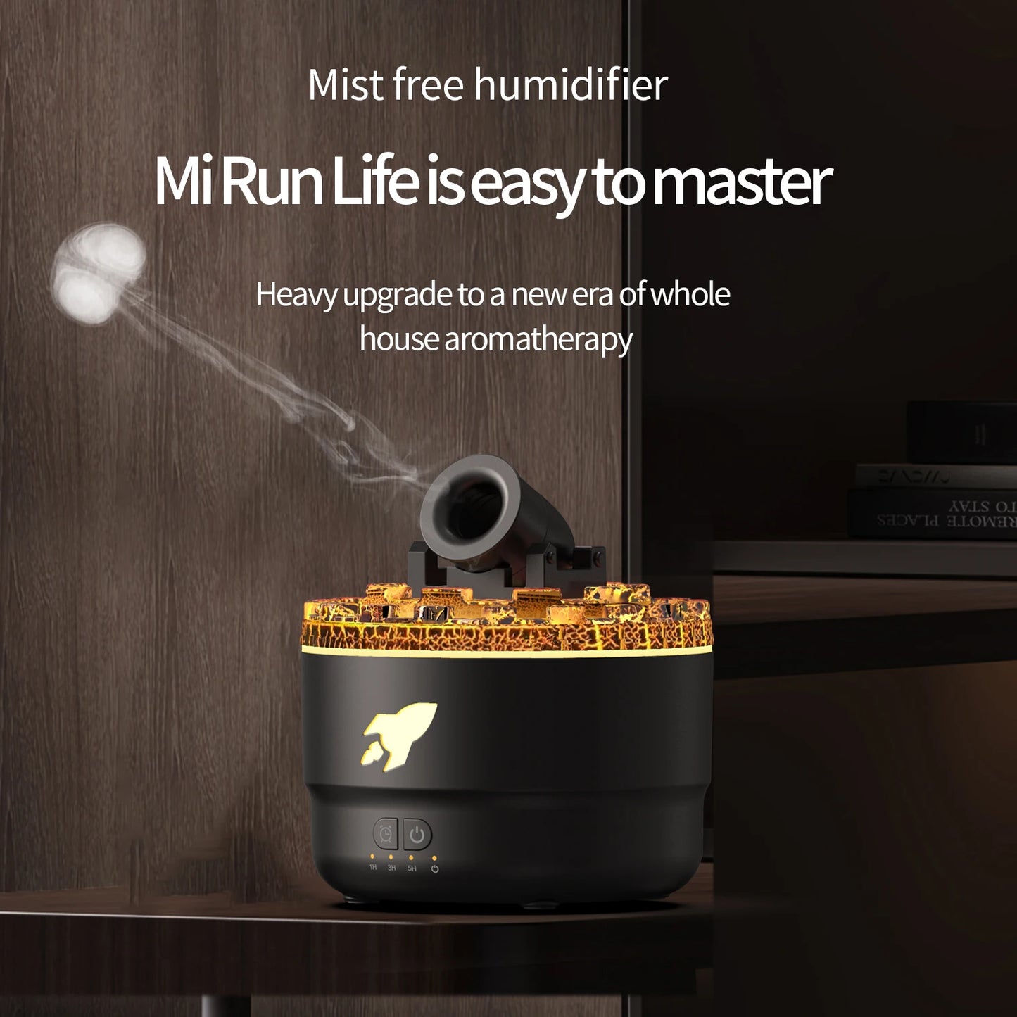 VolcanoMist: Crack Light Aroma Diffuser