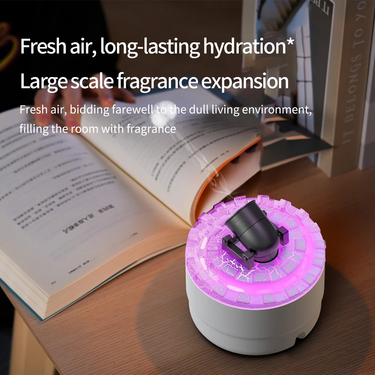 VolcanoMist: Crack Light Aroma Diffuser