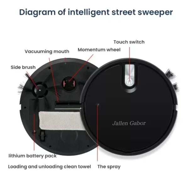 Zai Xiao CleanMax : robot balayeur intelligent 5 en 1